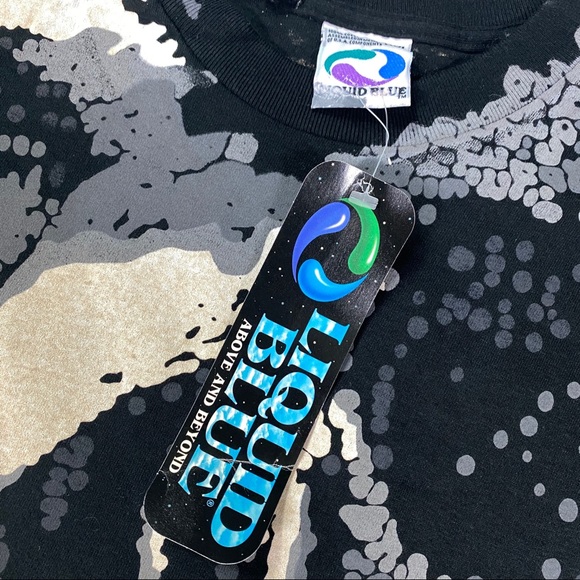 Vintage Liquid Blue Chris Pinkerton Skull Tee - Picture 5 of 8